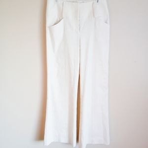 NWT Antonio Melanie Ivory Wide Leg Pants